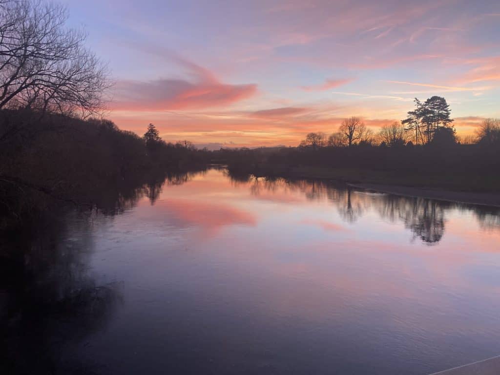 Water Pollution Hits Record Levels 1 river sunset, clarkesplumbing.uk